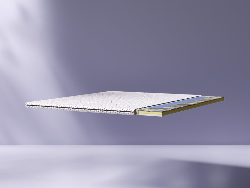 Surmatelas Emma Original Elite posé sur un lit