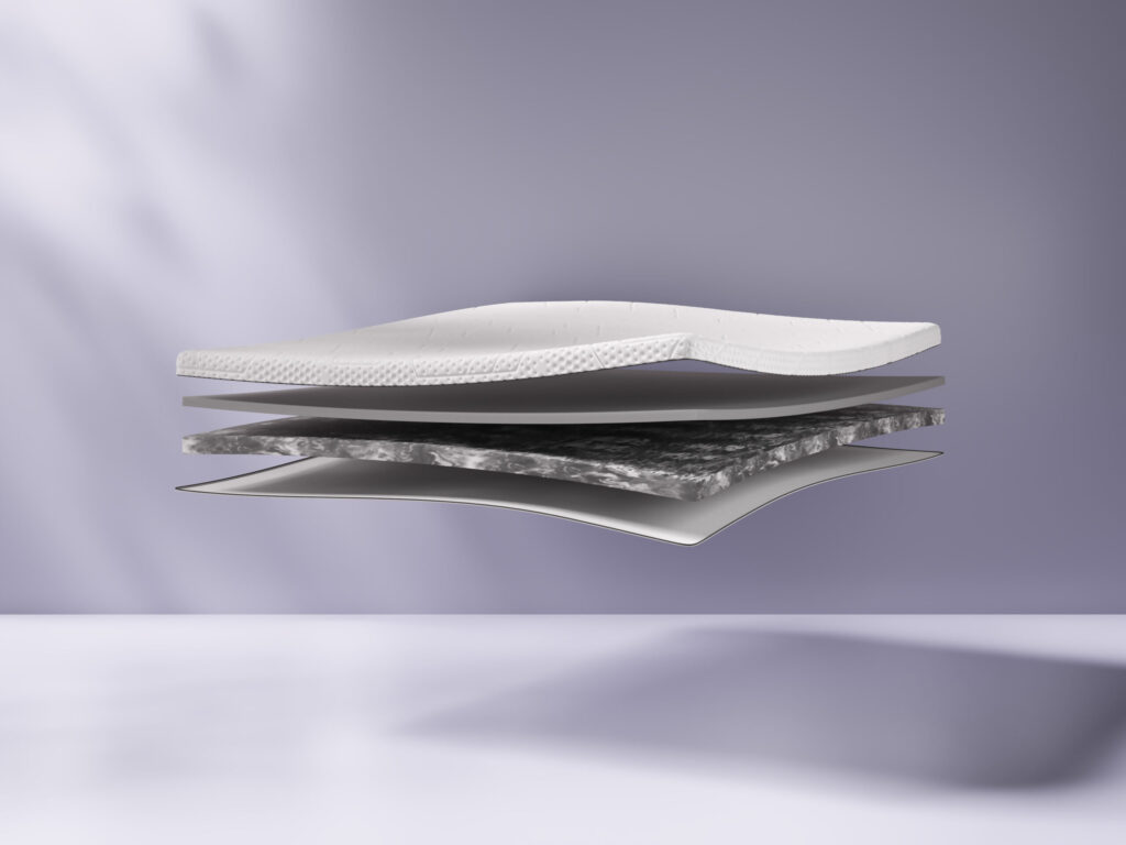 Surmatelas Emma Original Pro posé sur un lit