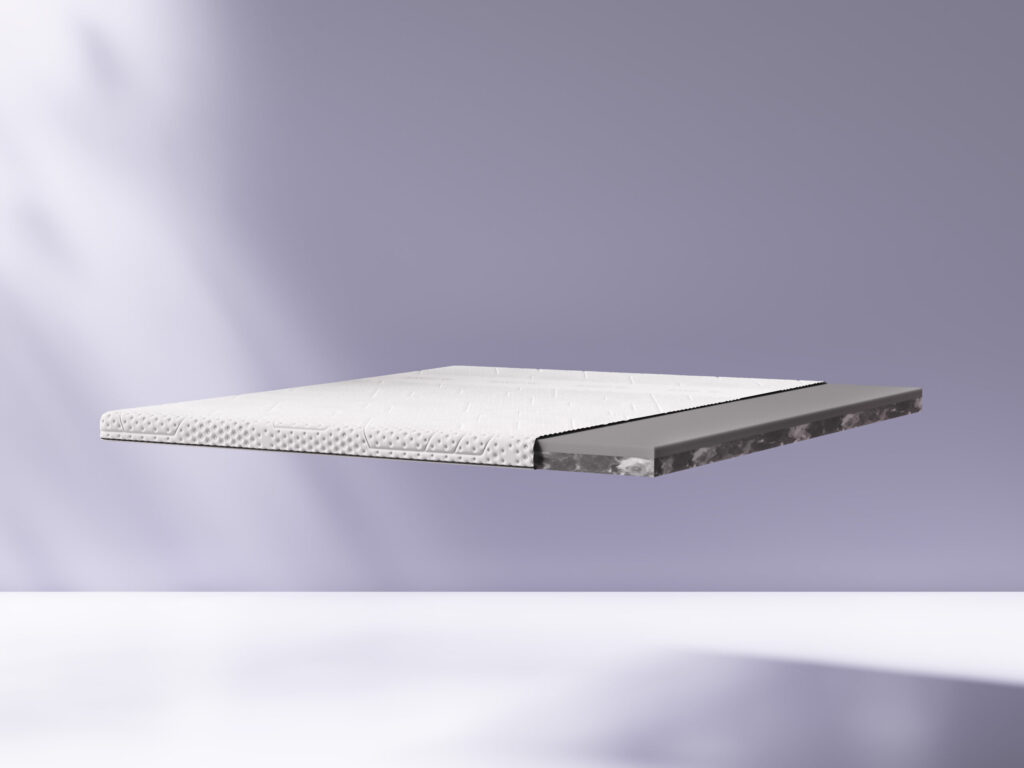 Surmatelas Emma Original Pro, gros plan sur la housse