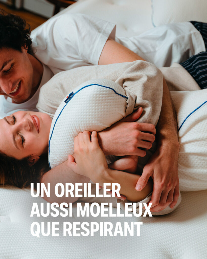 Oreiller Memory Air de Morphéa vu sous un autre angle