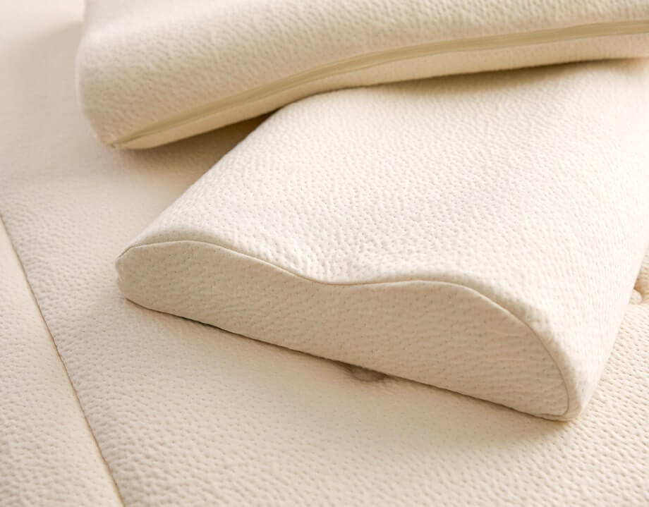 Oreiller ergonomique Kipli en latex naturel vu de face