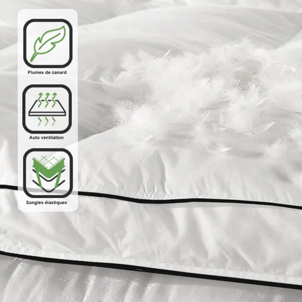 Surmatelas Sampur Plumes XXL, vue produit