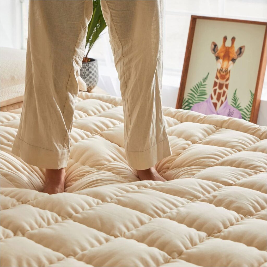 Surmatelas Sampur Fjord en laine mérinos