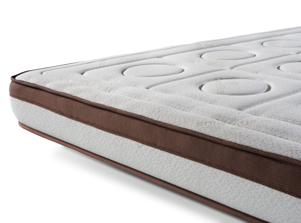 Matelas Bezen Toscana Deluxe, gros plan sur le coutil Viscosoft