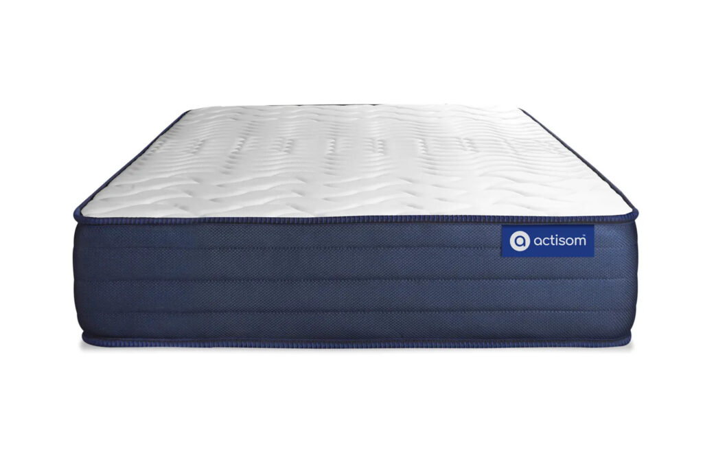 Matelas Actisom Actilatex Life vu de face sur fond blanc