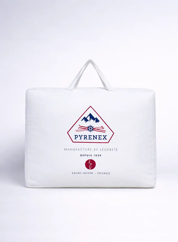 Sac de rangement Pyrenex dans lequel est livrée la couette Aoste