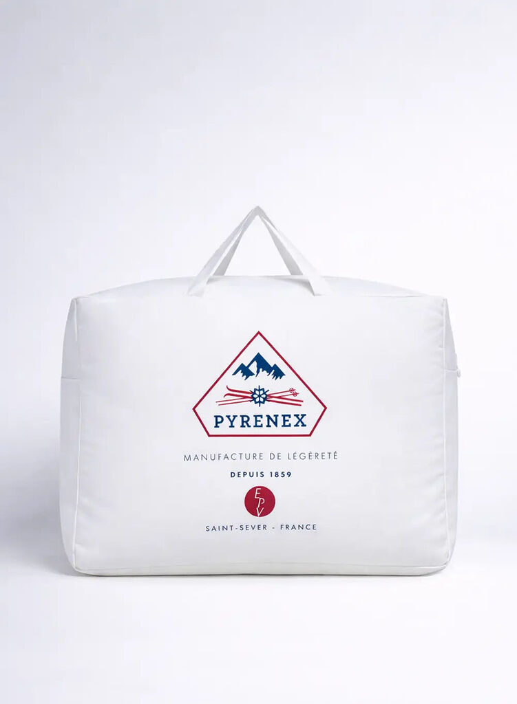 Sac de rangement Pyrenex dans lequel est livrée la couette Constance