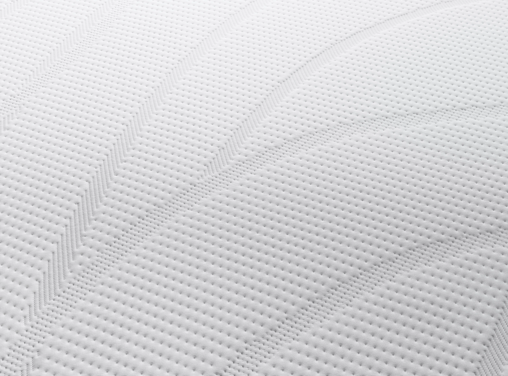 Détail de la texture du coutil du matelas TEMPUR FORM