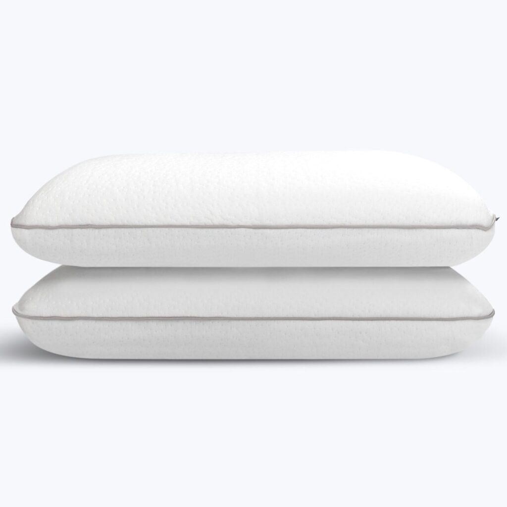 Oreiller Ergonomique Slome vu de face, housse en fibres de bambou