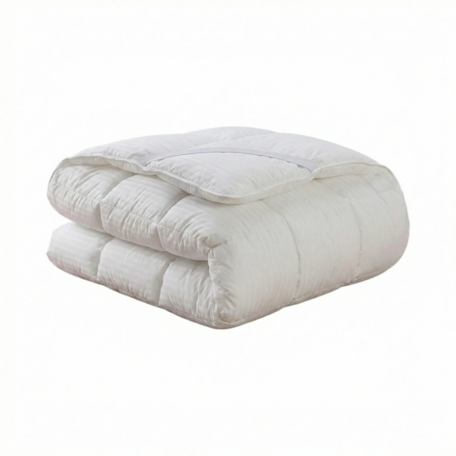Surmatelas Dodo Hôtel Prestige plié, vue produit sur fond blanc
