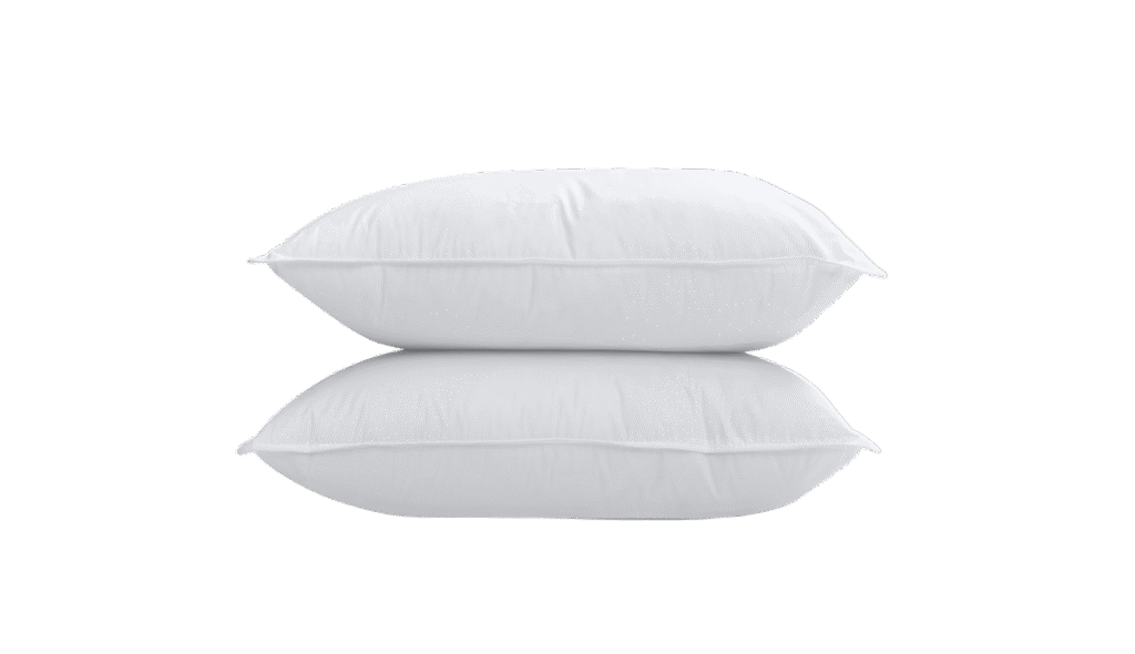Oreiller Effet Duvet Slome posé à plat sur fond clair