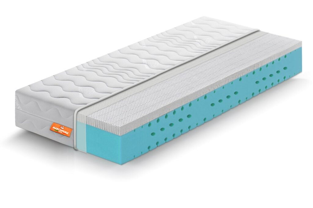 Marcapiuma Essential en une place, housse retirée sur les couches internes