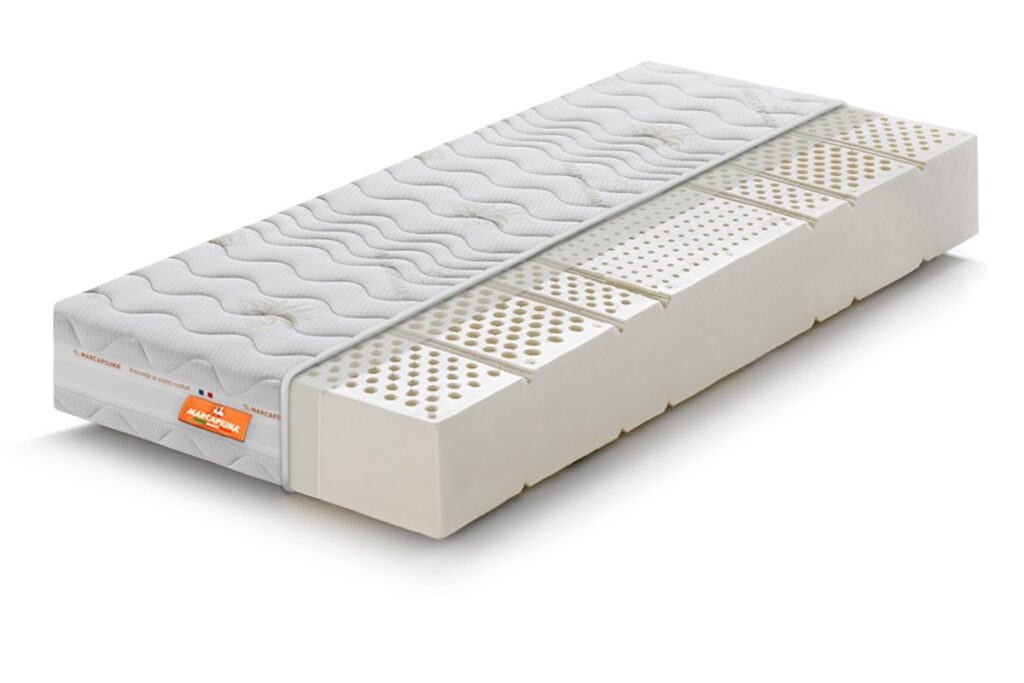 Marcapiuma Sevenlife 18 en une place, housse retirée sur les couches internes