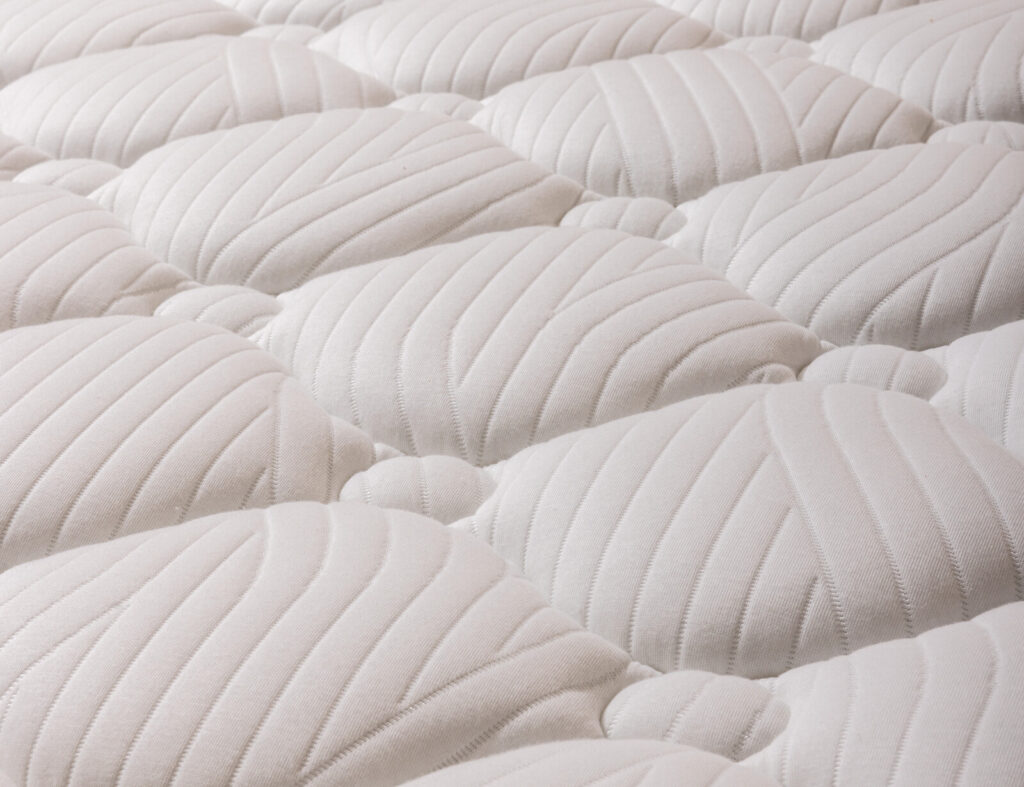 Matelas Épéda Nacrée – gros plan du matelassage
