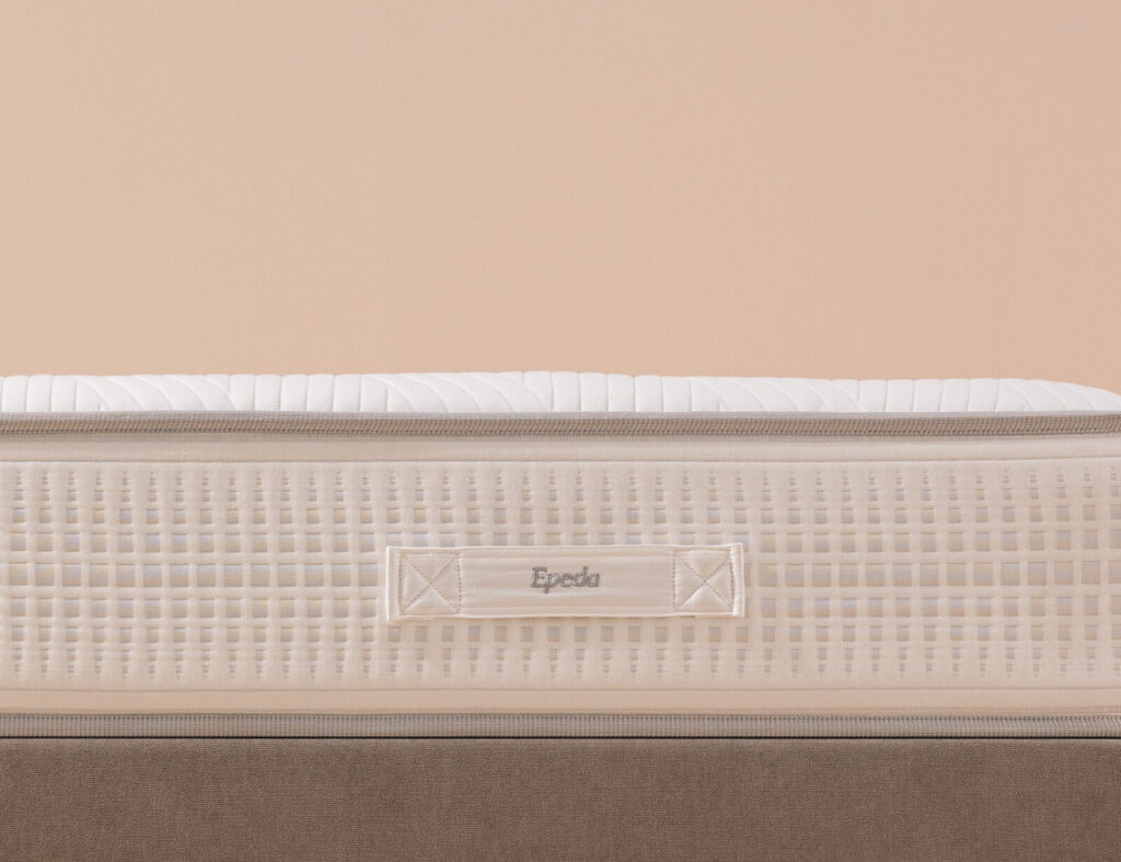 Matelas Épéda Vermillon – plate-bande latérale avec poignée