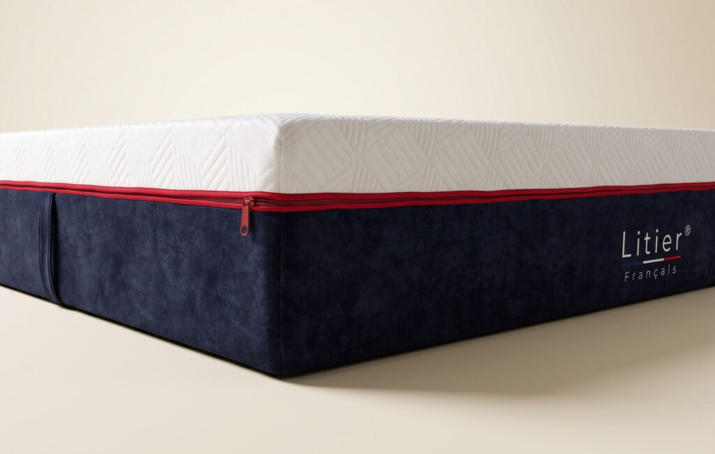Fermeture éclair de la housse déhoussable du matelas Hybride Pro 2 Fresh+