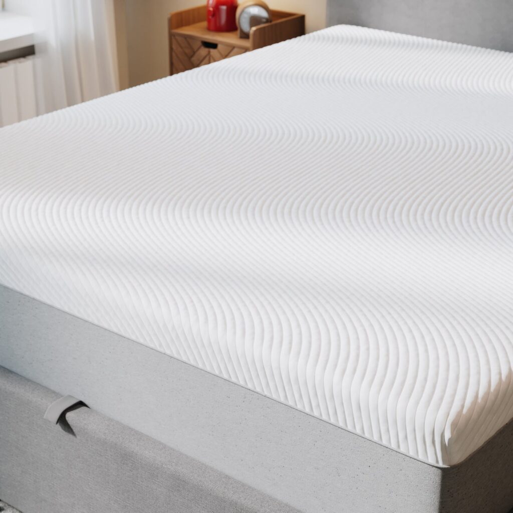 Matelas Hypnia Hybride Ultime – gros plan du plateau matelassé