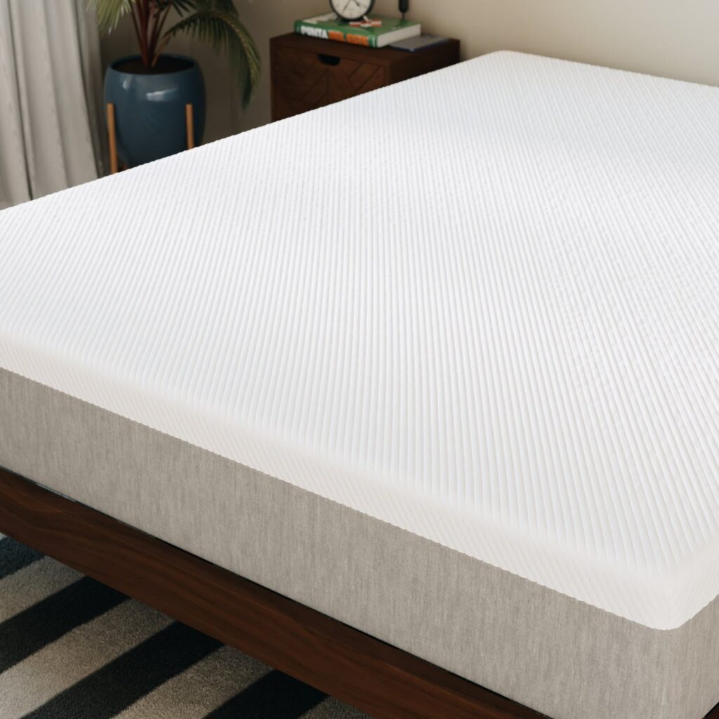 Matelas Hypnia Confort Premium – gros plan de l'angle et du plateau