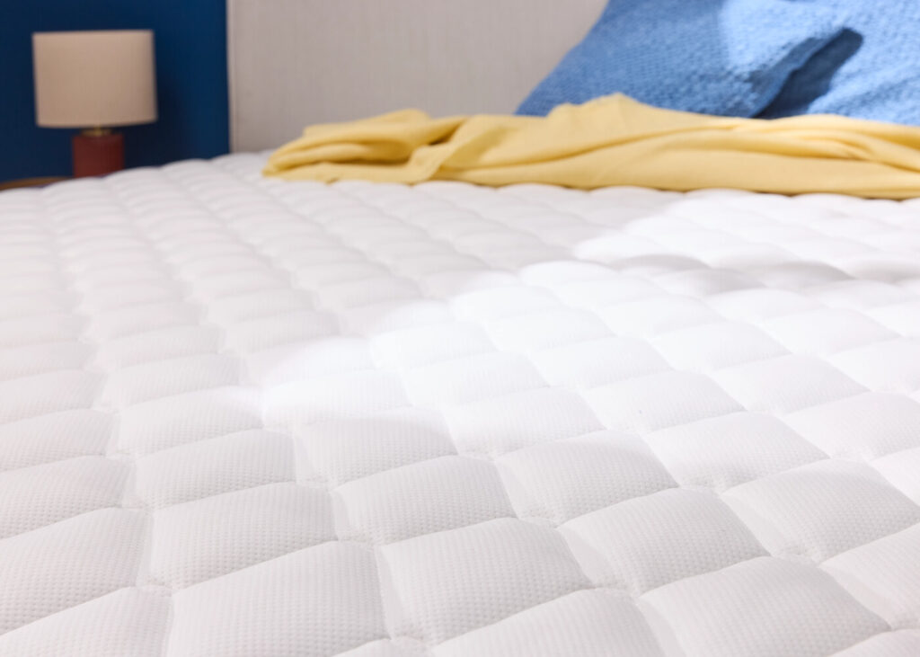 Mérinos Well Bed, gros plan sur le matelassage de la face de couchage