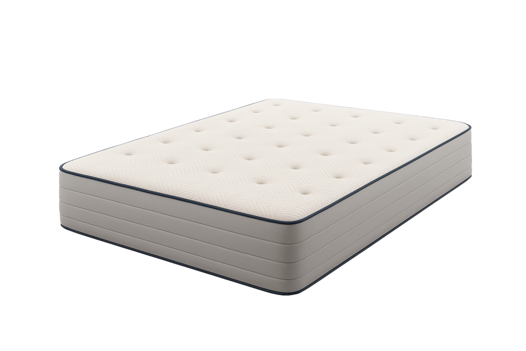 Matelas Bezen Zen Nirvana Gran Hotel, vue de profil sur fond blanc
