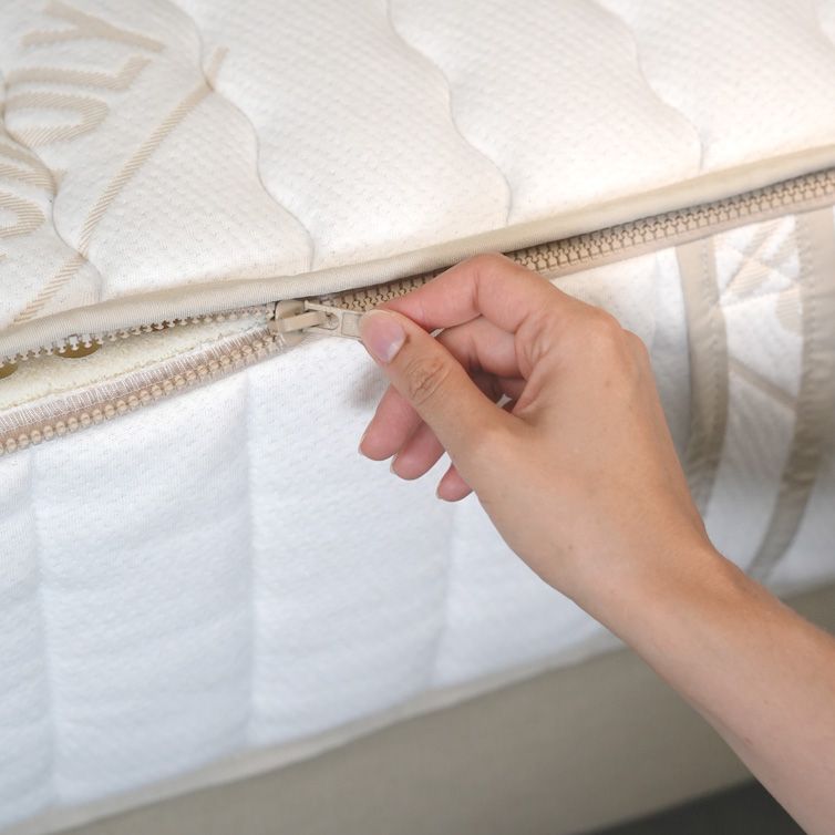 Matelas Novoly Novogreen, housse zippée déhoussable