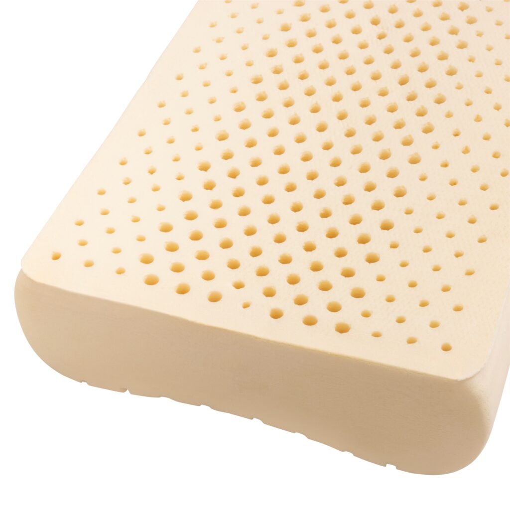 Détail du latex naturel perforé de l'oreiller ergonomique Someo