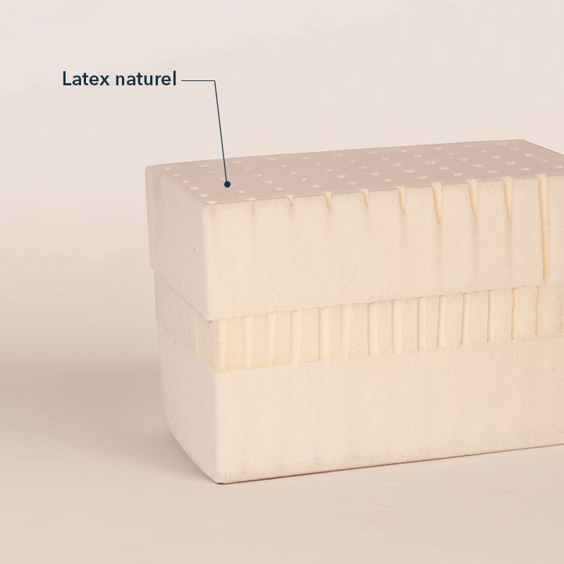 Bloc de latex naturel du matelas Cosme Latex Naturel