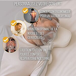 Inphysio Oreiller ergonomique PPC/CPAP