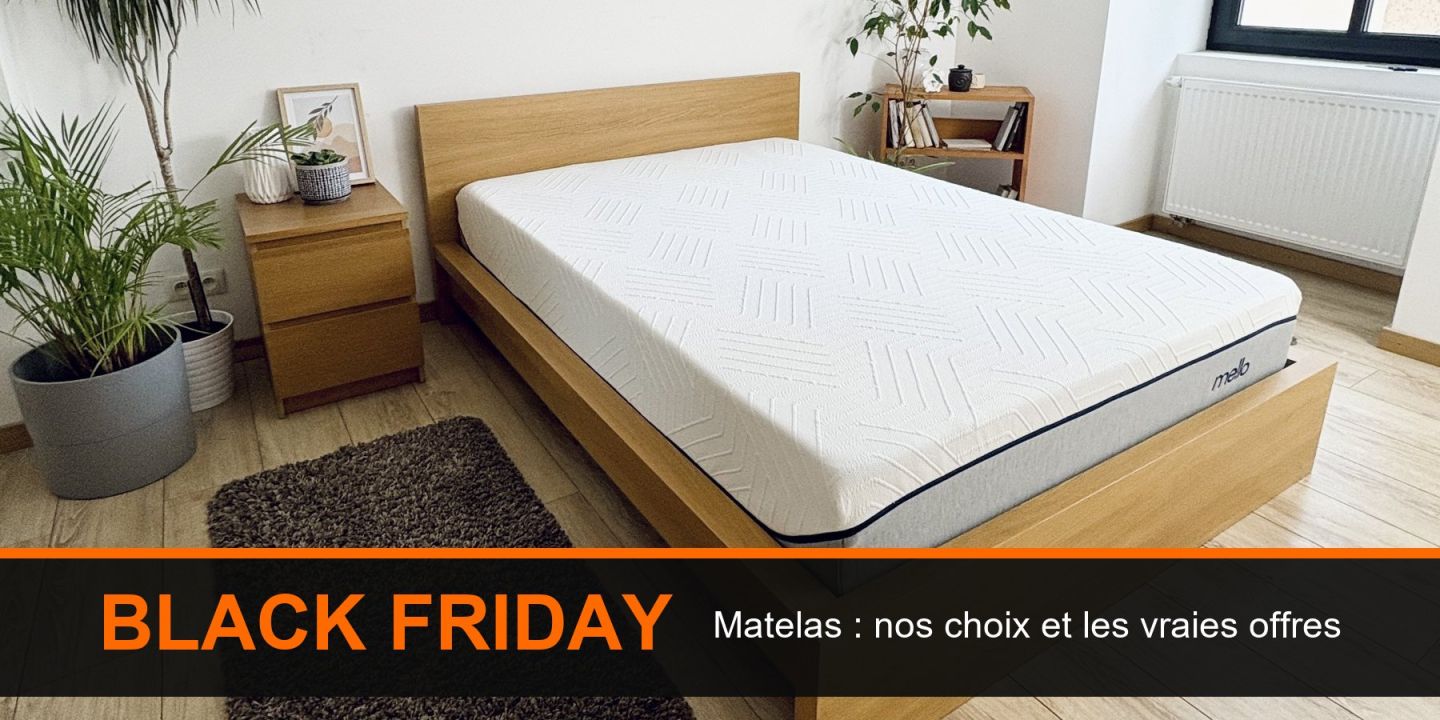 Matelas Black Friday : les meilleures offres et nos choix