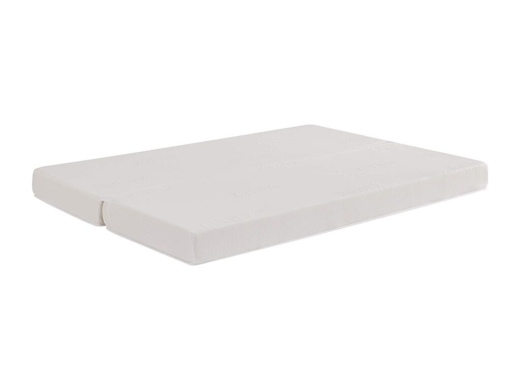 Matelas clic-clac Bultex de 14 cm posé à plat sur fond blanc