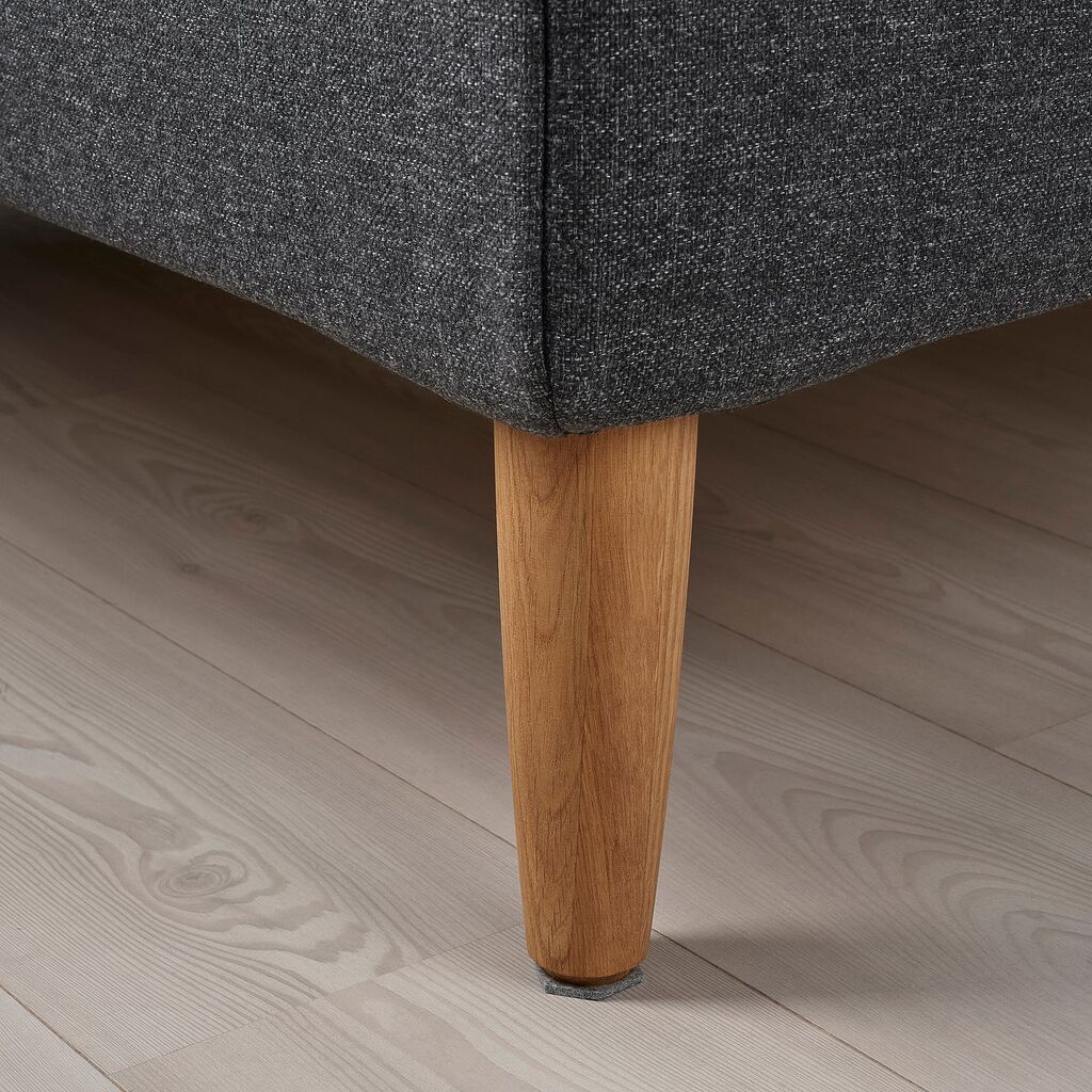 Pied en chêne massif du lit IKEA IDANÄS