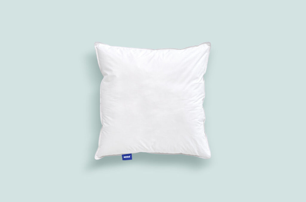 Oreiller Nyte Duvy carré 60x60 vu de dessus