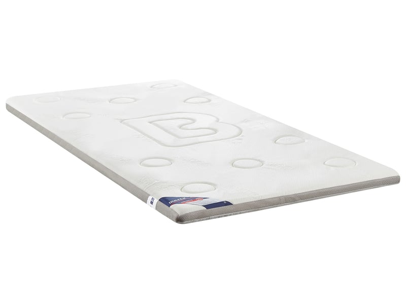Profil du surmatelas Bultex Memo 5 montrant ses 5 cm d'épaisseur