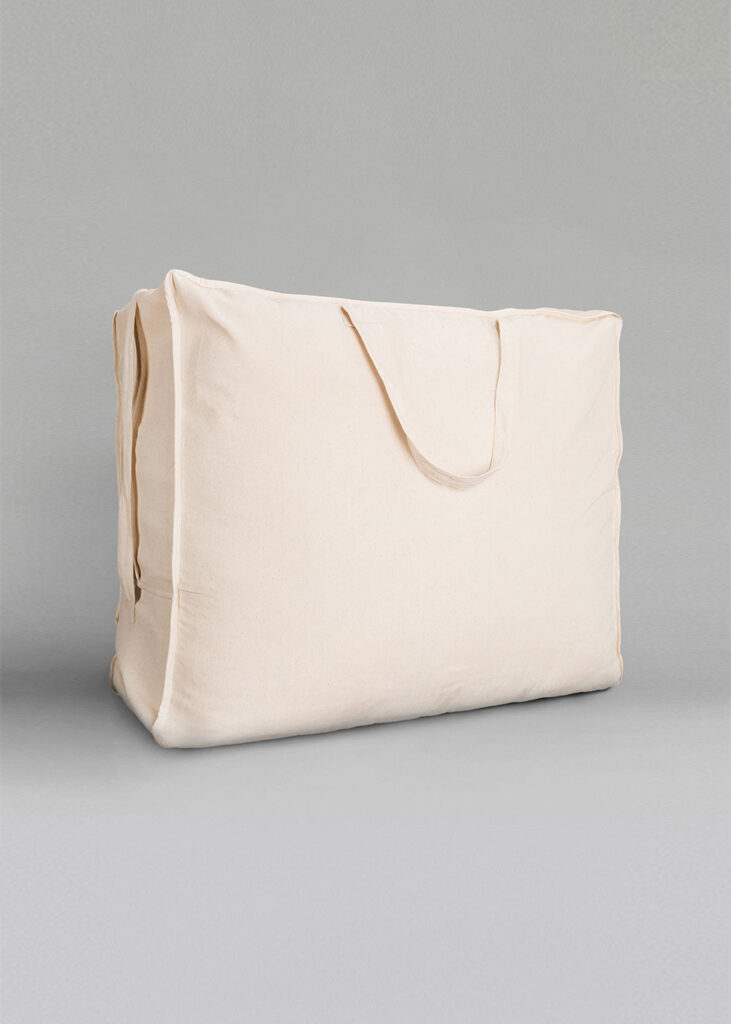 Sac de rangement en coton à anses du surmatelas Pyrenex Ecrin Superior